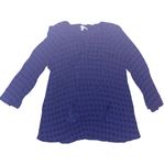 Lavender Brown  Cedrick eyelet peasant blouse Photo 1