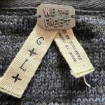 Free People We The Free Argyle Cardigan Sweater Size L Wool Blend Indie Sleaze Photo 5