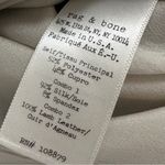 Rag and Bone  Longtail Shirt Dress Black & White Sleeveless Silk Blend Size 0 Photo 6