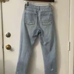 Kendall + Kylie High Waist Distressed Raw Hem Jean Size 25 Photo 1