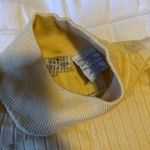 White Stag Yellow Ribbed Turtleneck Sweater Photo 1