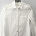 Kate Spade  White Poplin Button Down Shirt Bow Blouse Womens 4 S Preppy Career Photo 6