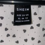 SheIn Plus Confetti Heart Print Ruffle Sleeve Peplum Blouse Size XL Photo 4