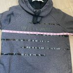 Under Armour grey Threadborne logo graphic funnel neck hoodie Photo 4