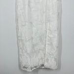 Lulus  White Floral Lace‎ Overlay Column Mini Dress Bridal Shower Wedding Size S Photo 2