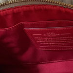 Coach Authentic Signature Crossbody Bag New tag Khaki/Red Photo 7