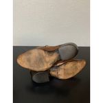 VTG Leather Western Cowgirl Zip Boots Women 9 Aztec Distressed Festival Concert Brown Photo 9