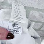 Paige  NWT High Rise Laurel Canyon Boot Raw Hem Jeans in Crisp White Size 30 Photo 11