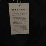 DKNY  sz L black‎ Knotted athletic top NWT Photo 4
