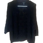 Alfani 3/4 sleeve Black Knit Sweater Photo 0