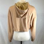Muses Only mocha tan super soft cropped active hoodie size small Photo 5