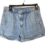 American Eagle ‎ Mom Shorts Denim High Rise Cuffed Medium Wash size 6 Photo 0