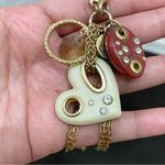Juicy Couture Vintage  Heart Charms Pendant Necklace Photo 3