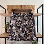 Banana Republic Wrap Front Floral Print Drape Knee Length Skirt, 4 Photo 0
