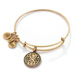 ALEX AND ANI  Path of Life Charm Bangle in Gold-Tone Brass Photo 0