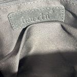 Franchi Black Suede Buckle Front Square Flap Double Handle Shoulder Bag Photo 6