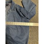 Vintage Denim & Co Long Jean Coat Womens 1X Blue Button Down~Lined Pockets Chore Photo 6