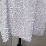 Women's Sequin New Year Party dress White Photo 7