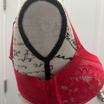 Elegant Pink Raspberry Lace Bra Red Size undefined Photo 5