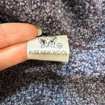 Judith Glue Pure New Wool Cardigan Sweater Blue Marled Grannycore Cozy Scotland Size XL Photo 8