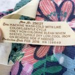 Matilda Jane  Women's Floral Print Long Sleeve Blouse Lace‎ Trim Peasant V Neck L Photo 3