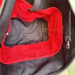 Lands' End Vintage Lands’ End Extra Large Canvas Pocket Tote Navy Red Organizer XL Pockets Photo 10