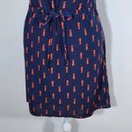 Merona Navy Seahorse Sundress Size XS Seahorse Nautical Mini Dress Photo 3