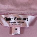 Juicy Couture  Pink Sleepwear Pajama Button Down Shirt Soft Size Med EUC #5909 Photo 4