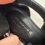 Steven Steve Madden Black Suede Leather Ankle Boots Studded Womens 11 Moto Goth Photo 2