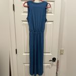 Cupshe Blue Round Neck Sleeveless Jersey Maxi Dress Photo 7