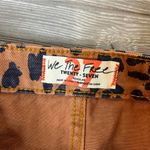 Free People  Zip It Up Animal leopard Print Mini Skirt Sz 27 Photo 5