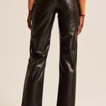 Abercrombie & Fitch Vegan Leather The Ankle Straight Ultra High Rise Pant 28 6s Photo 5