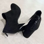 CL by Laundry  Black Ankle Booties Sleek Design Photo 3