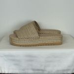 New! BEACH BY Matisse Natural Jute Platform Slip Photo 2