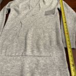 Nordstrom Stitch Drop Gray Hooded‎ Women's Sweater Dress Photo 5