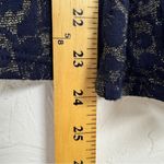 Eva Franco Blue Floral Brocade Peplum Top Women’s S Anthro Y2K Preppy Twee Photo 3