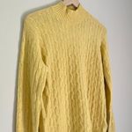 J.Crew NWT Factory Wool Mock Neck Sweater Extra Soft Yarn Yellow Small Photo 2