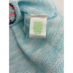 Lilly Pulitzer NWT Sweater XS Blue Marled Sail Away Beach Graphic Photo 6