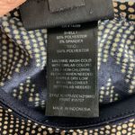 Enfocus Studio En Focus Dress Womens 8 Black Tan Chevron Sleeveless Midi Blouson Scoop Neck Photo 5