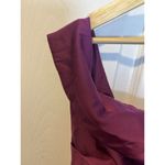 Lulus  Showing Off A Little Magenta Asymmetrical Tulip Midi Dress XS Formal NWT Photo 8