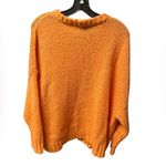 Aerie Oversized Chunky Knit Sweater Orange Size Large Photo 3