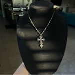Cross Filigree custom necklace Black Photo 1