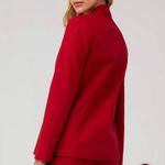 Show Me Your Mumu Set of 2 NWT Red Major Blazer Jacket & Dj Cropped Pants Size S Photo 2