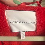 Victoria's Secret ✨ THE  COZY SHORT RED HOODED SZ SMALL ROBE✨ Photo 9