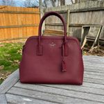 Kate Spade  Cameron Street‎ Margot Red/Maroon Saffiano Leather Satchel Photo 2