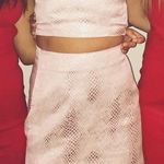 Revolve Pink Snakeskin Two Piece Set  Photo 0