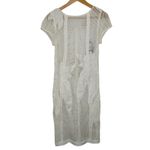 Rebecca Minkoff Rebecca Minkoff White Ivy Embroidered Zip Sheer Mesh Dress Size 4 NWT $398 Photo 1