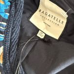 NWT BAGATELLE COLLECTION Quilted Floral Print Barn Vest Pockets Medium Blue Photo 5