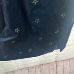 SALONI New Greta ruffle mini dress cotton velvet size dark navy US size 2 witchy Blue Photo 11