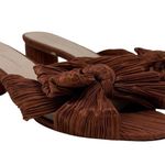 Loeffler Randall Pleated Bow Heels in Amber 8.5 Photo 1